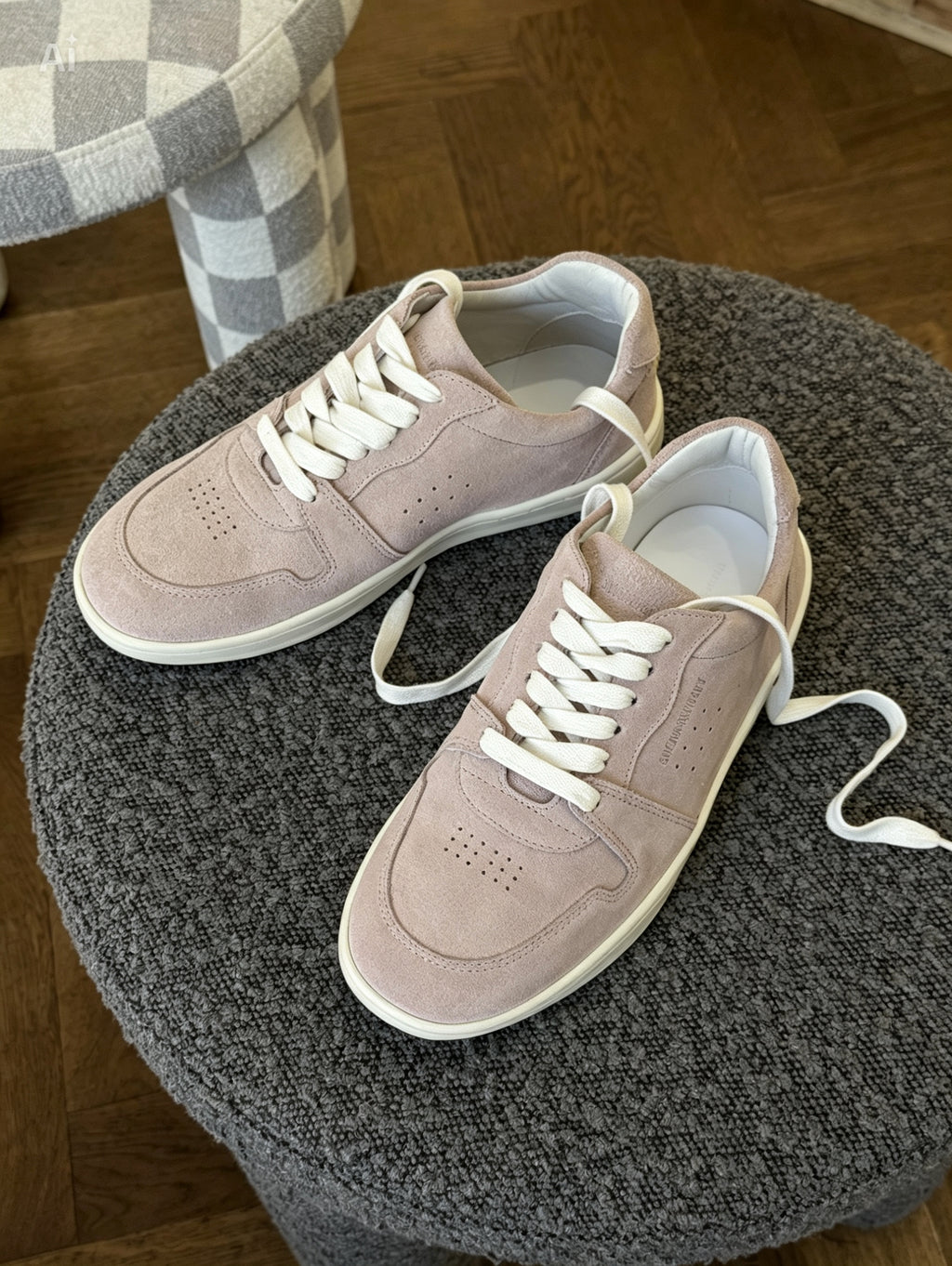 B2 - Rosa Veloursleder